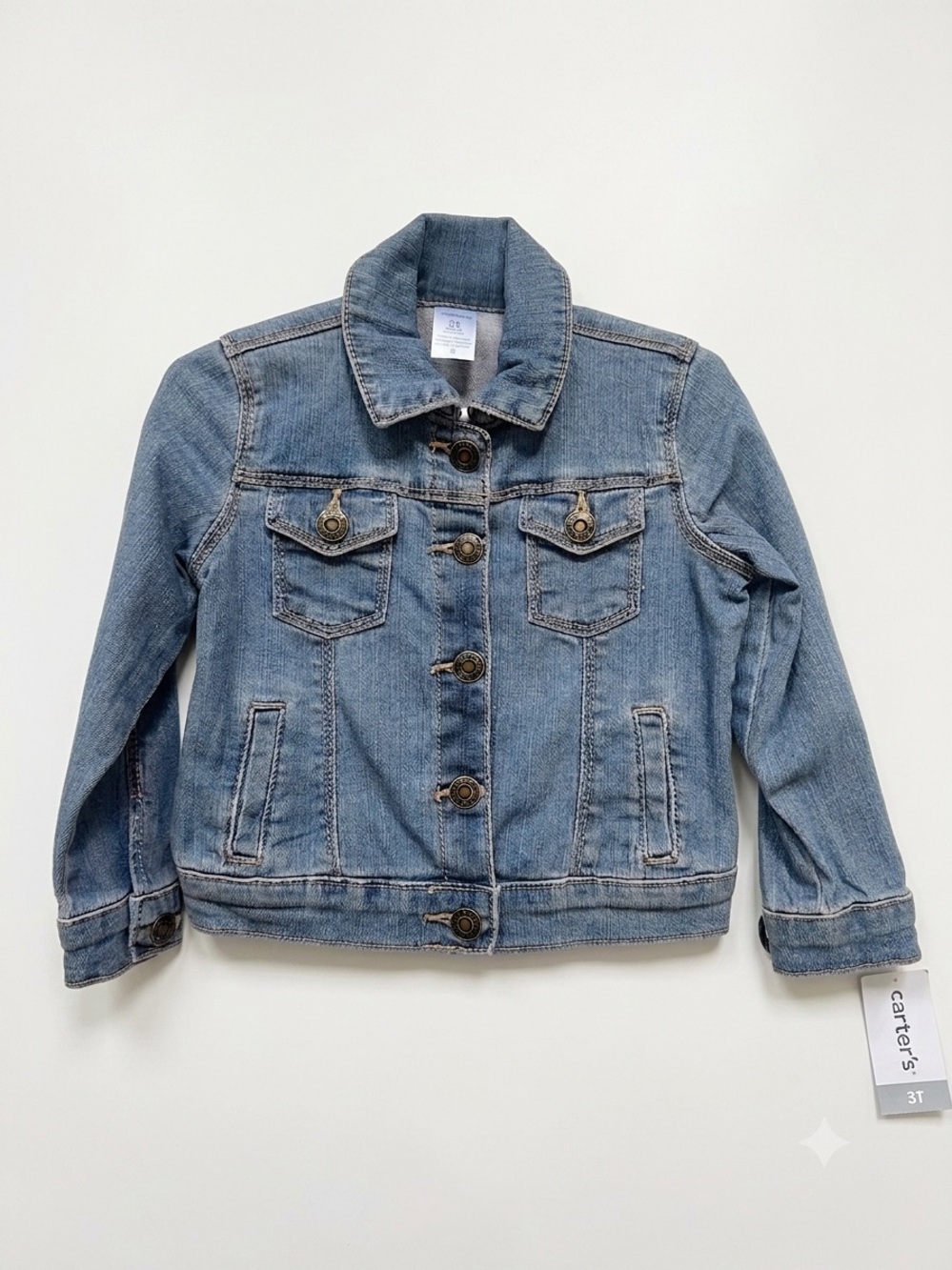 Girl’s Carters Jean Jacket (Size 3T) NWT